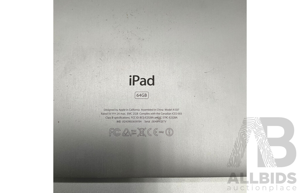 Assorted Apple Tablets  - Lot of 4