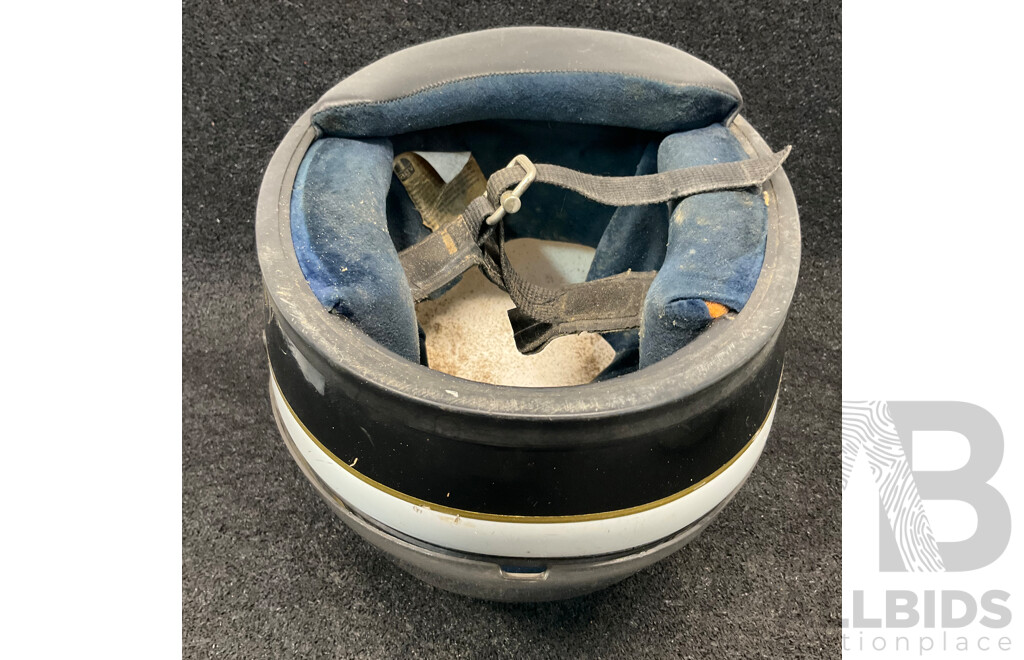 AGV Kenny Roberts KR2000 Motorcycle Vintage Helmet and ARAI GP Vintage Motorcycle Helmet - Lot of 2