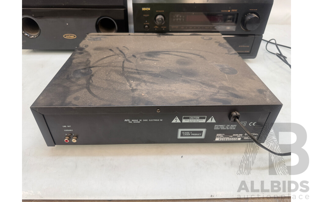 Home Stereo System - Onkyo TX-SR603 AV Receiver + Oppo Blu Ray Player + Denon 5 Disc Cd Player + Denon AVR-5800 + 4x Richter Tall Speakers