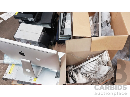 Pallet of Assorted Network Switches, Imac's, Mac Accessories, Server and More