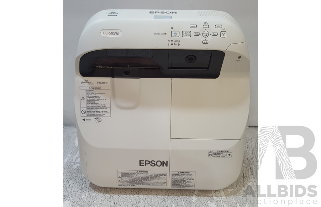 Epson (EB-595Wi) WXGA 3LCD Projector
