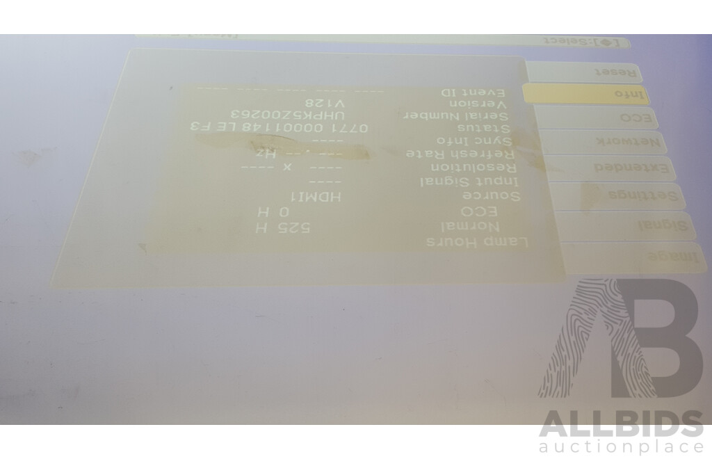 Epson (EB-595Wi) WXGA 3LCD Projector