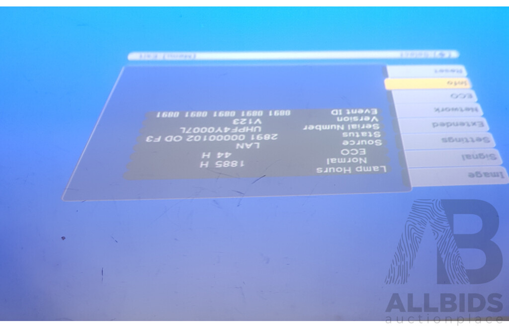 Epson (EB-595Wi) WXGA 3LCD Projector