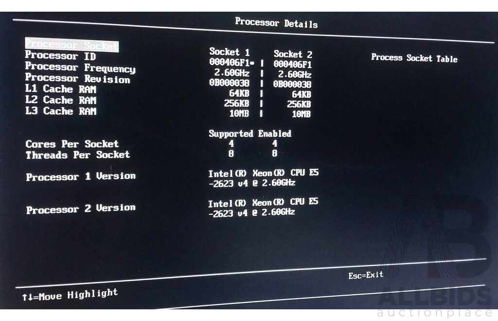 Lenovo System X 3550 M5 Intel Xeon (E5-2623 V4) 2.60GHz-3.20GHz 4-Core CPU 1RU Server W/ 128GB DDR4