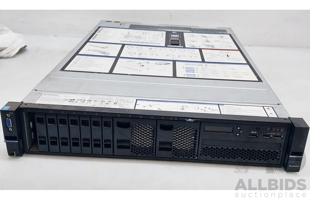 Lenovo System X 3650 M5 Intel Xeon (E5-2640 V3) 2.40GHz-3.20GHz 8-Core CPU 2RU Server W/ 384GB DDR4