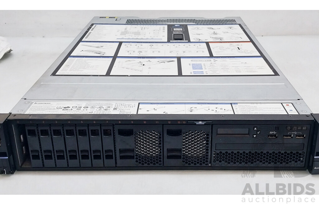 Lenovo System X 3650 M5 Intel Xeon (E5-2640 V3) 2.40GHz-3.20GHz 8-Core CPU 2RU Server W/ 384GB DDR4