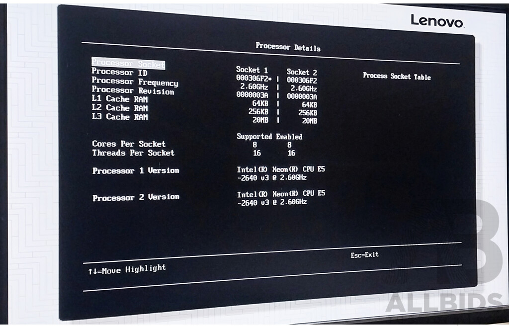 Lenovo System X 3650 M5 Intel Xeon (E5-2640 V3) 2.40GHz-3.20GHz 8-Core CPU 1RU Server W/ 384GB DDR4