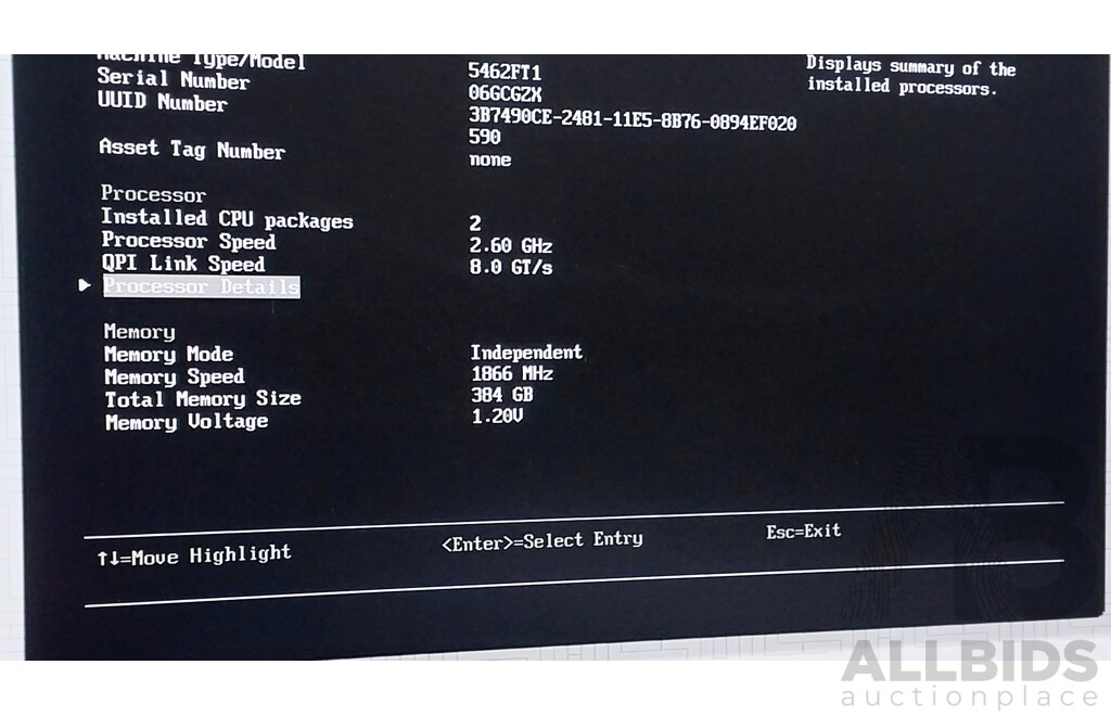 Lenovo System X 3650 M5 Intel Xeon (E5-2640 V3) 2.40GHz-3.20GHz 8-Core CPU 1RU Server W/ 384GB DDR4