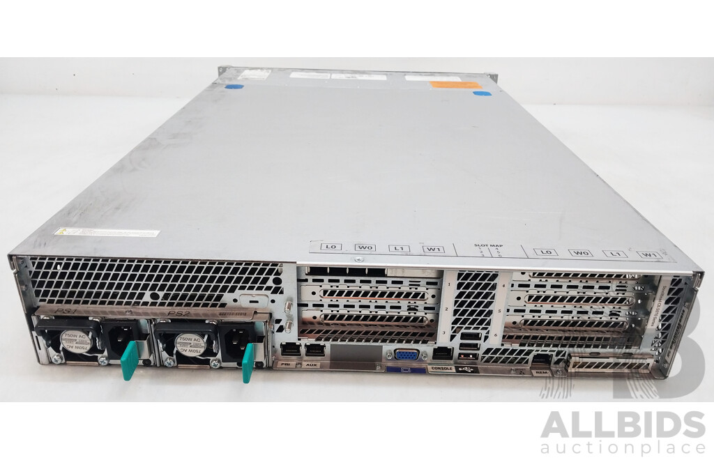 Riverbed (CXA-05070-B010) 2UAGB Dual Intel Xeon (E5-2630 V2) 2.60GHz - 3.10GHz 6-Core CPU Network Appliance W/ 5.8TB of Total Storage