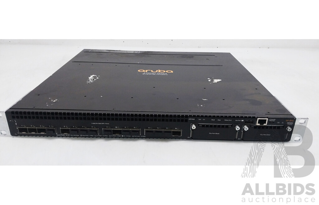 HP Aruba (JL075A) 3810M 16-Port SFP+ Switch