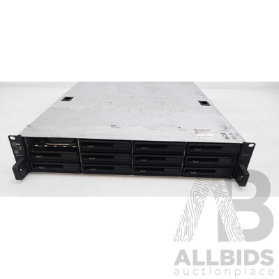 Synology (RS3614xs+) 12-Bay SAS Hard Drive Array W/ 66TB of Total Storage