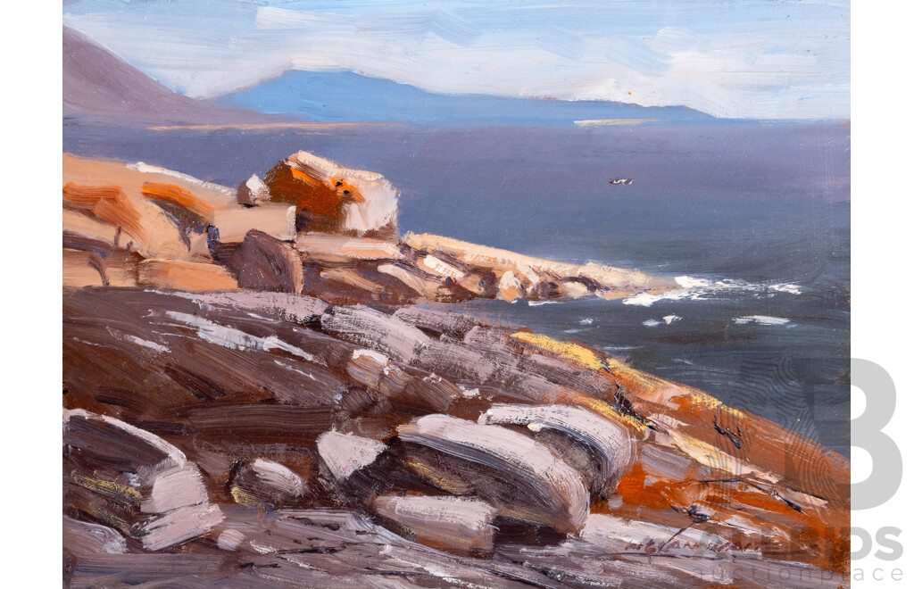 WAITE, Allan (1924-2010) (8) 'Cataract Gorge, Tasmania' and Seven Others, Original Watercolours on Board (8)