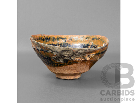 1662033 · Black Iron Partridge Feather Glazed Bowl, Song Dynasty
