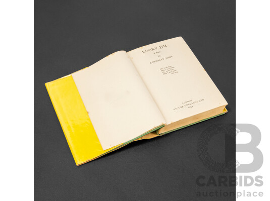 Kingsley Amis, (20th Century, British, 1922-1995), Lucky Jim, First Edition Vintage Hard Cover with Dust Jacket of Amis' Celebrated First Novel, (1954)