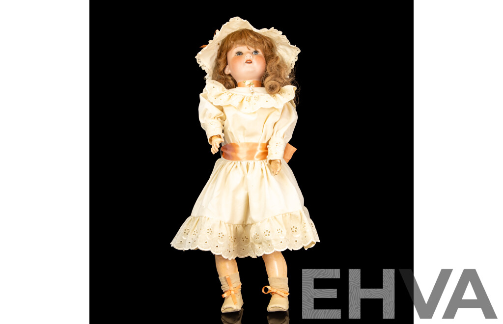 Antique Armand Marseille 390 Porcelain/Bisque Doll, Made in Germany