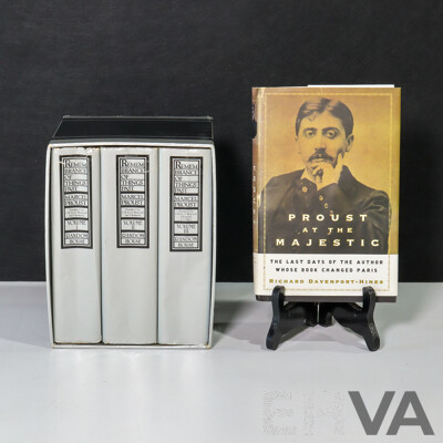 Marcel Proust, (19/20th Centuries, French, 1871-1922), Remembrance of Things Past - Definitive First Edition in Three Volumes, Published Random House (1981)