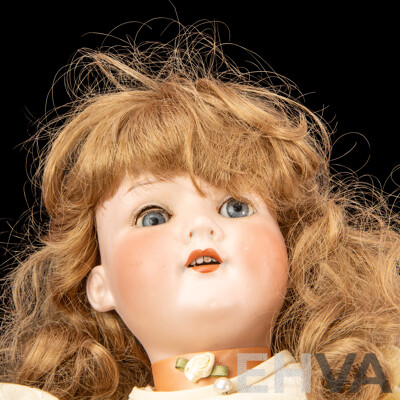 Antique Armand Marseille 390 Porcelain/Bisque Doll, Made in Germany