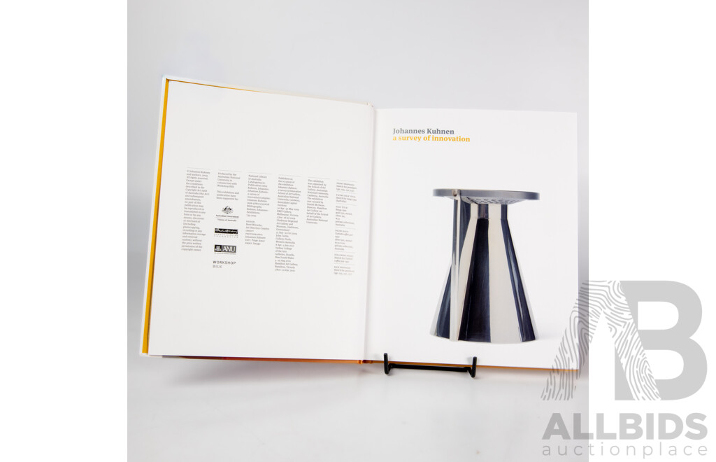Johannes Kuhnen, (20th C., German-Australian, 1952) A Survey of Innovation (2009) Hard Cover, 23 x 20 cm & Helen Aitken-Kuhnen (20th C., Australian, 1952-) Connected Diversity (2013), 24 x 18 cm (2)