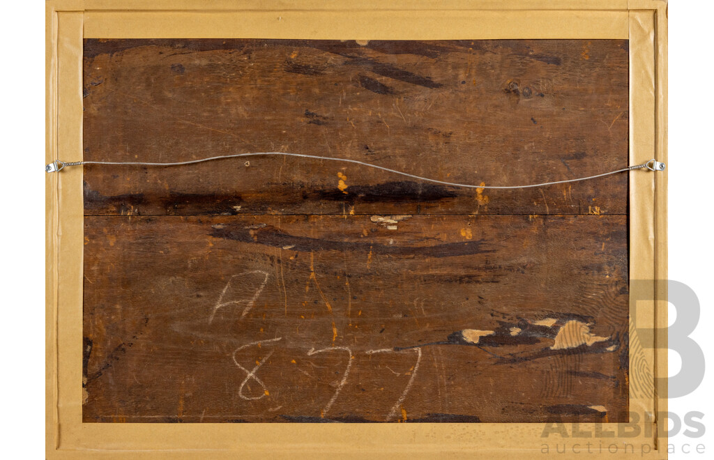 Artist Unknown (19th Century, Italian School), Port & Bay of Naples. Wonderful Original Antique Gouache on Paper, 55 x 74 cm (frame)