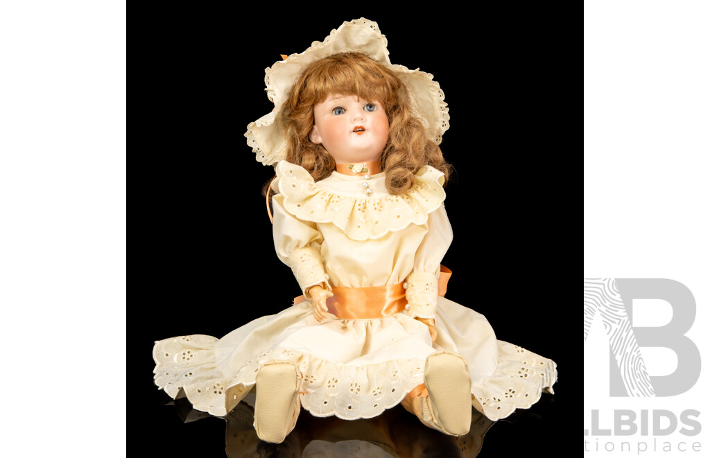 Antique Armand Marseille 390 Porcelain/Bisque Doll, Made in Germany