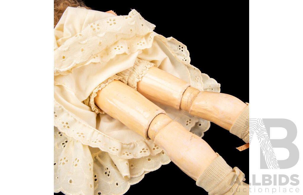 Antique Armand Marseille 390 Porcelain/Bisque Doll, Made in Germany