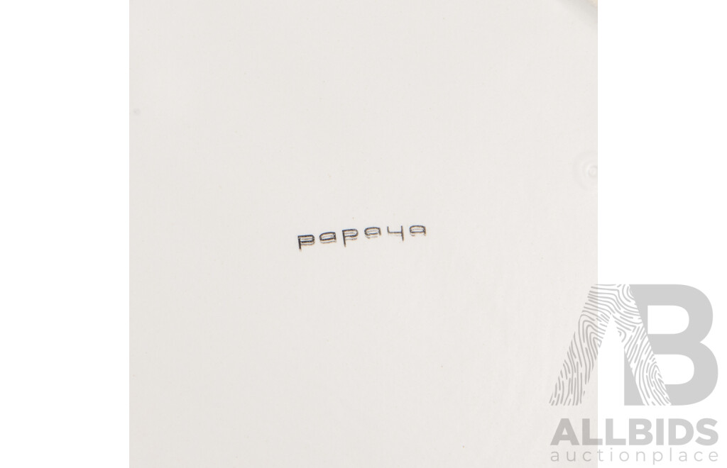 Papaya Home Ware Sixteen Piece Plate Set with Waterford Glass Jug