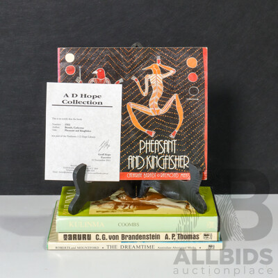 Collection of Four Books Related to Indigenous-Australia From Professor A.D. Hope Personal Collection (4)