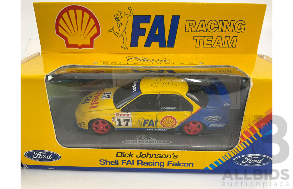 Classics Collectables Diecast Falcons Including Dick Johnson FAI Racing and Glenn Seton FTR Racing - 1:43 Scale