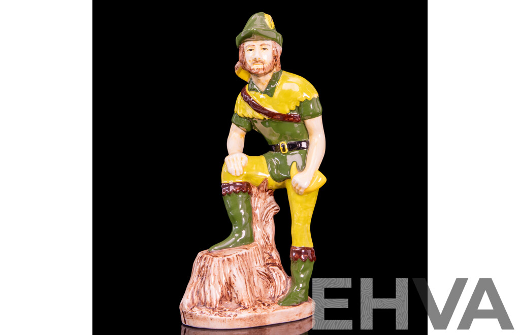 SHORTER & SON, Stoke-On-Trent, Glazed Earthenware Figure of a Robin Hood Style Huntsman, Mid-20th Century