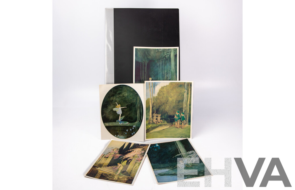 Folio of 18 Ida Rentoul Outhwaite Fairy Illustration Plates