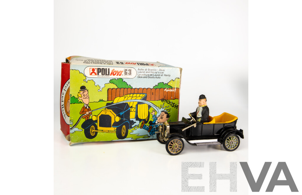Politoy Laurel and Hardy Die-Cast Car, Model B304