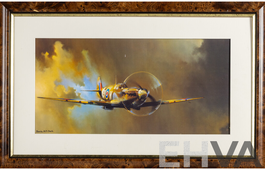 Barrie Clark Framed Print Spitfire