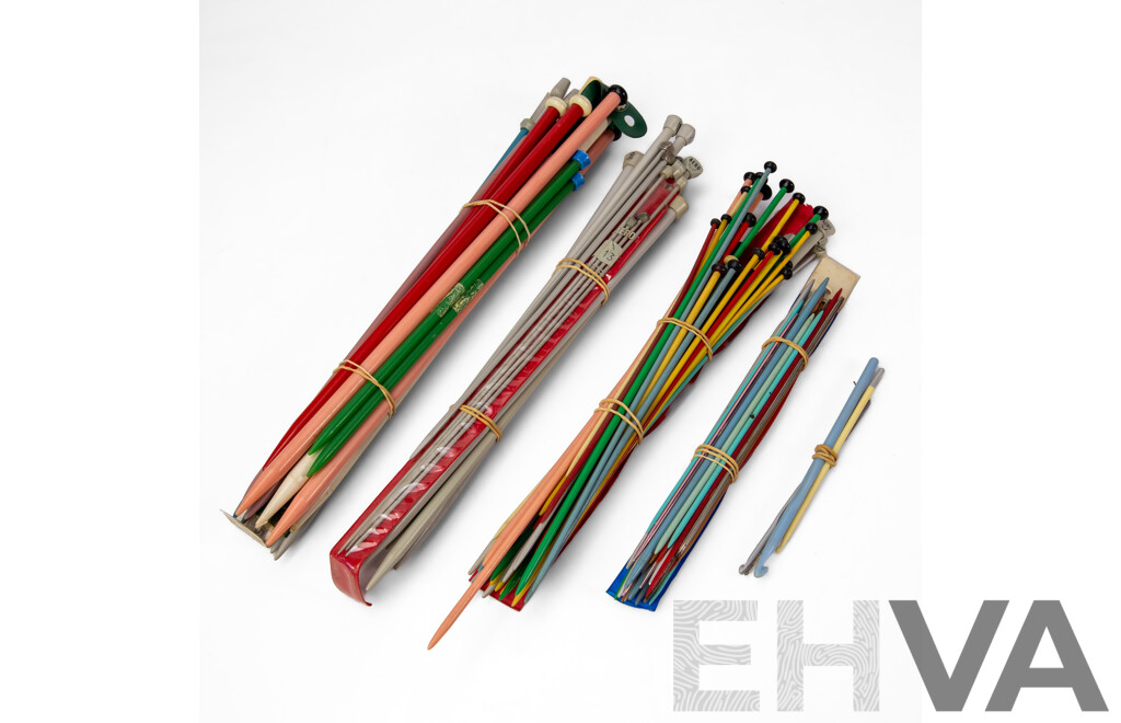 Collection Of Vintage Knitting Needles