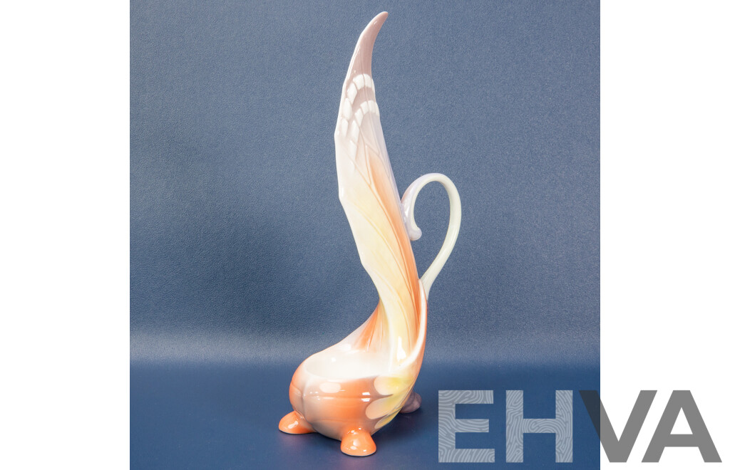 Franz Porcelain Butterfly Collection Figurine Candle Holder