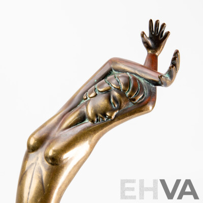 Tom Bennett Bronze Sculpture “Brianna” Limited Edition 10/500, 1982