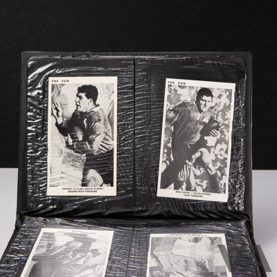 Complete Set of 'The Sun' 1967 Rugby League Cards  Full 50 Player Cards 12 Team Cards (Mint Condition in Folder)