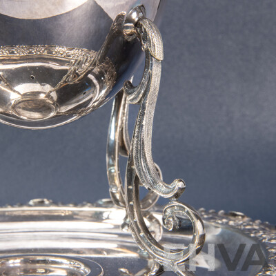 William Hutton and Sons Silver Plated Egg Coddler 1902
