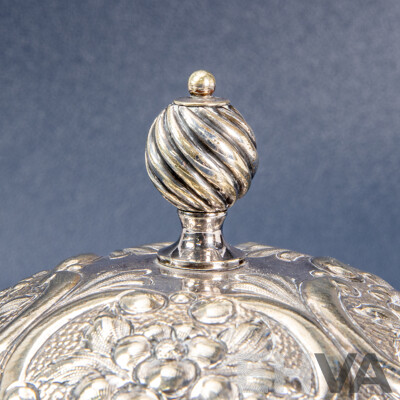 William Hutton and Sons Silver Plated Egg Coddler 1902