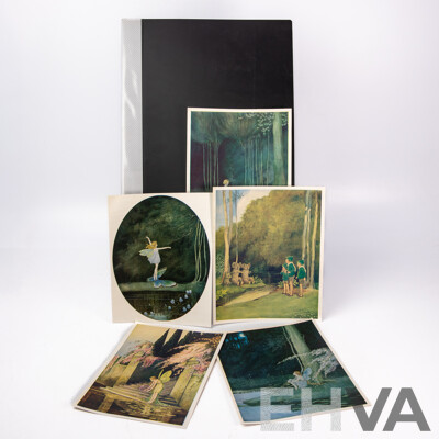 Folio of 18 Ida Rentoul Outhwaite Fairy Illustration Plates