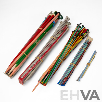 Collection Of Vintage Knitting Needles