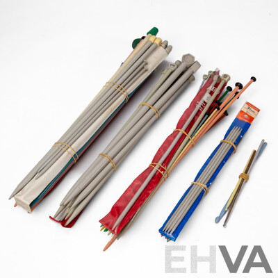 Collection Of Vintage Knitting Needles