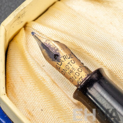 Vintage Onoto No 14 Fountain Pen and Pencil Set. Boxed. 14ct Nib