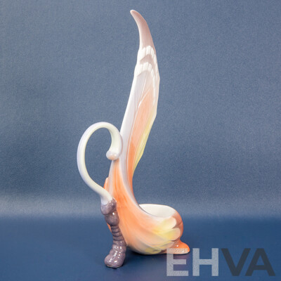 Franz Porcelain Butterfly Collection Figurine Candle Holder