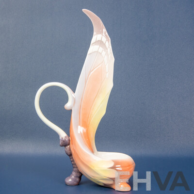 Franz Porcelain Butterfly Collection Figurine Candle Holder