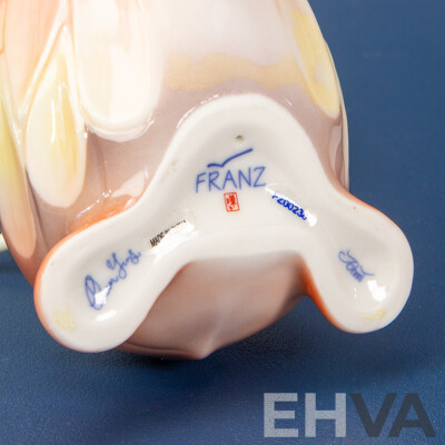 Franz Porcelain Butterfly Collection Figurine Candle Holder