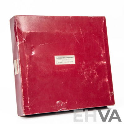 Vintage Grosvenor Silver Plate Set of 8 Fruit Spoons in Original Box