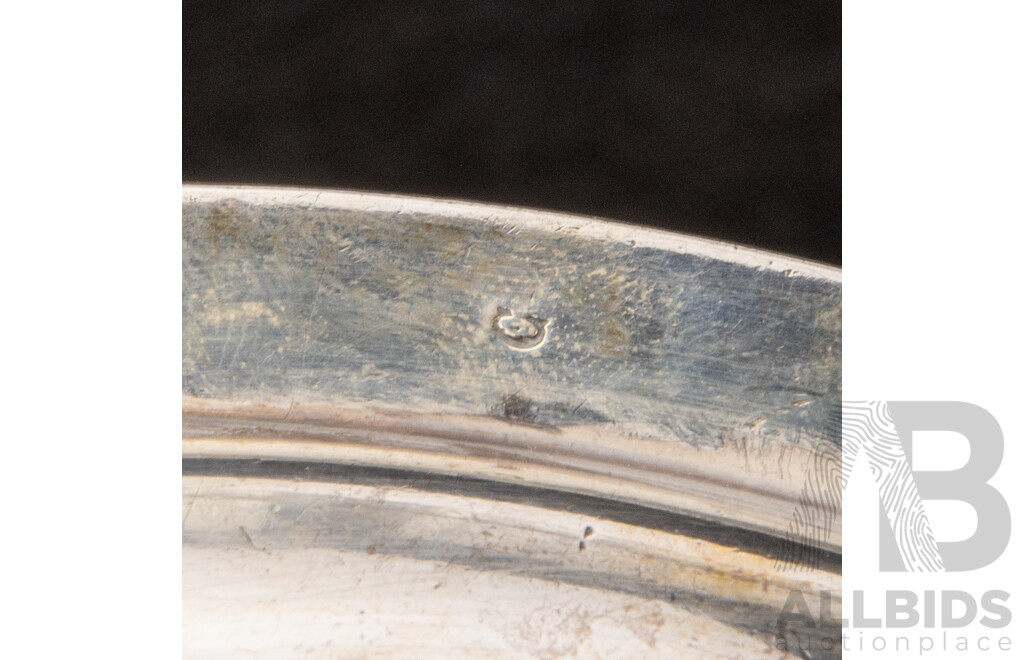 Rare Armand Frenais Sterling Silver Dish for Restaurant Maison Dorée, C.1877–1902