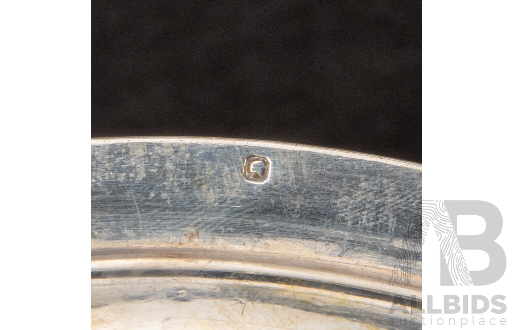 Rare Armand Frenais Sterling Silver Dish for Restaurant Maison Dorée, C.1877–1902