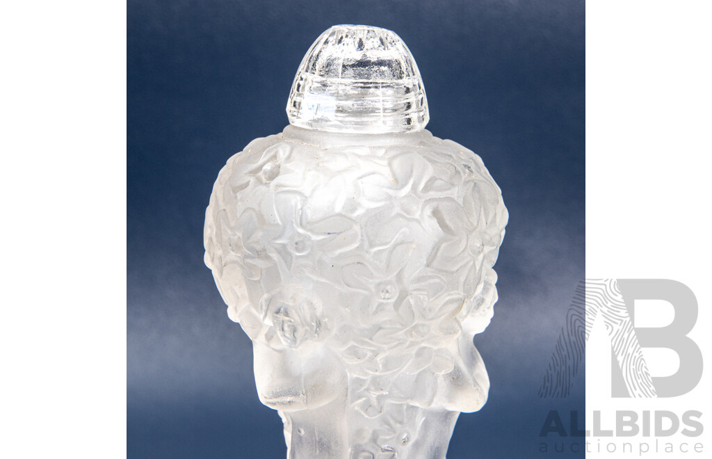 Pair of Tall Pâte De Verre French Art Glass Salt and Pepper Shakers
