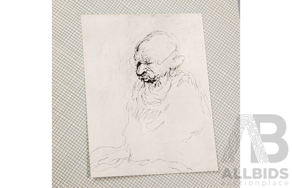 Sketches of Gandhi by Feliks Topolski (1953) With Introduction by Devadas Gandhi